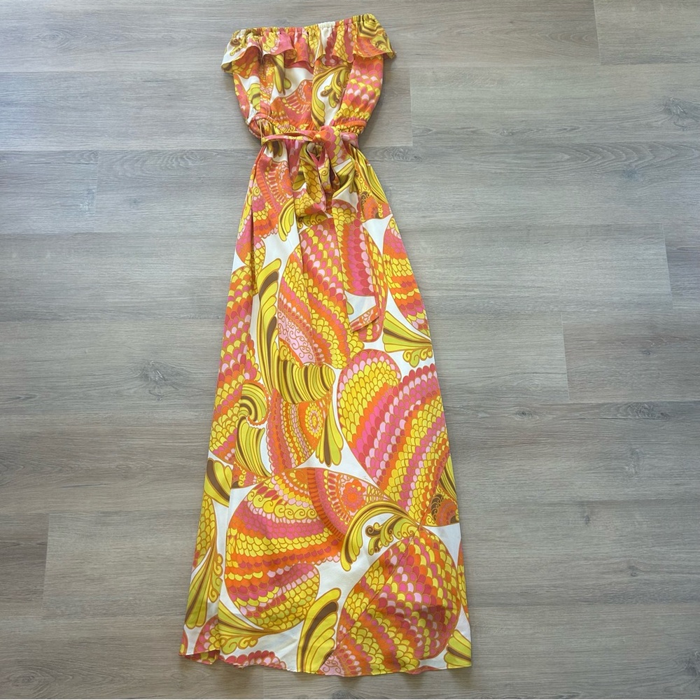 Banana Republic Trina Turk Collection Summer 2012 Strapless Maxi Dress